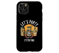 Let's Party Tiki Statue Caricaturas para Aquellos Que aman Tikis Carcasa para iPhone 11 Pro