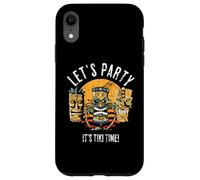 Let's Party Tiki Statue Caricaturas para Aquellos Que aman Tikis Carcasa para iPhone XR