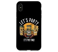 Let's Party Tiki Statue Caricaturas para Aquellos Que aman Tikis Carcasa para iPhone XS MAX