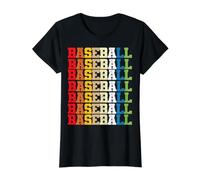 Let's Play Ball Sport Béisbol Deportes Deporte Hombres Mujeres Divertido Camiseta gráfica económica, Mujer, Negro, L