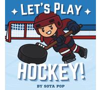 Let's Play Hockey: Bold & Easy Sports Coloring Book for Kids & Adults