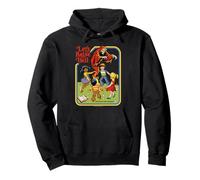 Lets Raise Hell Demon Retro Vintage Funny Adult Humor Sudadera con Capucha