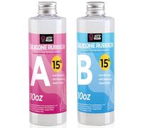 LET'S RESIN Kit de fabricación de moldes de silicona translúcida de goma de silicona para hacer silicona, Relación de mezcla 1:1, Ideal para moldes de resina, moldes de silicona DIY fabricación manual