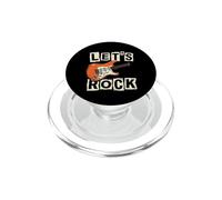 Let's Rock Guitarra Eléctrica Amantes De La Música PopSockets PopGrip para MagSafe