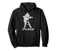 Let's Scrap Fighter Cat Sudadera con Capucha