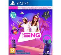 Let's Sing 2025 (Double Mic Bundle) Juego Fisico para Consola Sony PlayStation 4