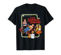 Lets Summon Demons Occult Retro Vintage Funny Adult Humor Camiseta
