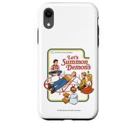 Lets Summon Demons Occult Retro Vintage Funny Adult Humor Carcasa para iPhone XR