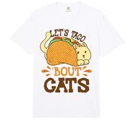 Let's Taco Bout Cats Taco Tuesday Taco Cat Camisa Comfort Colors Adult Heavyweight T-Shirt