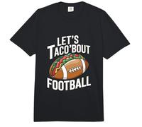 Let's Taco Bout Football Funny Football Comfort Colors Adult Heavyweight T-Shirt