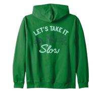 Let's Take It Slow Funny Snail Sudadera con Capucha