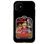 Let's Talk to Ghosts Demon Retro Vintage Funny Adult Humor Carcasa para iPhone 11
