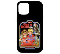 Let's Talk to Ghosts Demon Retro Vintage Funny Adult Humor Carcasa para iPhone 12/12 Pro