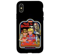 Let's Talk to Ghosts Demon Retro Vintage Funny Adult Humor Carcasa para iPhone X/XS