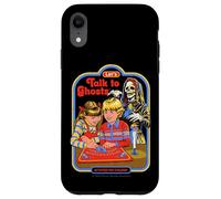 Let's Talk to Ghosts Demon Retro Vintage Funny Adult Humor Carcasa para iPhone XR