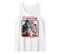 Let's Visit the Doctor Plague Retro Funny Adult Humor Camiseta sin Mangas