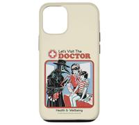 Let's Visit the Doctor Plague Retro Funny Adult Humor Carcasa para iPhone 12/12 Pro