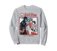 Let's Visit the Doctor Plague Retro Funny Adult Humor Sudadera