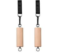 letsgood Agarres de Madera para Escalada - 1 par de empuñaduras de Mano fortalecedoras, Herramientas de Entrenamiento para Fuerza de Agarre, Pesas Rusas, Entrenamiento, búlder, Guerrero Ninja