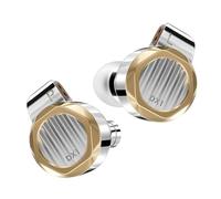 Letshuoer DX1 - Auriculares intraurales dinámicos de 11 mm, monitores intraurales HiFi, auriculares para juegos, auriculares con cable de cobre monocristalino desmontable de 2 pines chapado en plata