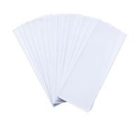 letsinstyle 20 Pieza de Marcador de Punto de Cruz En Blanco de 7.5 x 2.7 Pulgadas, Marcador de Libros de Algodón de 14 Unidad con Borde Bordado, Accesorios de Costura Rectangulares para Proyectos
