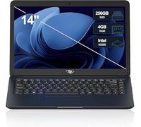 LETSUNG - Laptop Itel Celeron N3350 de 14 pulgadas (doble núcleo) | 4 GB de RAM | SSD de 256 GB | Diseño ultra delgado | HDMI y USB 3.2 | WiFi 2.4G/5G | cámara web | para el hogar