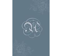 Letter A Elegant Design Hardcover Notebook with Subtal Dotted Grid: 100 Sheets 200 Pages Best for Gifts