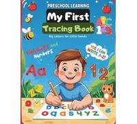 Letter and Number Tracing Workbook for Kids - Writing Practice Workbooks | Alphabet Practice, Number Writing, Coloring Pages, Certificate of ... for Preschool & Kindergarten | Ages 3-6 Years
