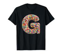 Letter G Candy Rainbow Sprinkles Monogram Men, Women, Kids Camiseta