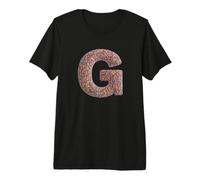 Letter G Candy Rainbow Sprinkles Monogram Men, Women, Kids Camiseta Premium