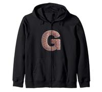 Letter G Candy Rainbow Sprinkles Monogram Men, Women, Kids Sudadera con Capucha