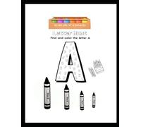 Letter Hunt find the letter and color it in
