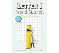 Letter I Word Search Puzzle Book: 50+ "I" Word Puzzles | 6x9 Vacation Size