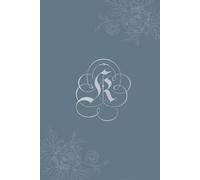 Letter K Elegant Design Hardcover Notebook with Subtal Dotted Grid: 100 Sheets 200 Pages Best for Gifts