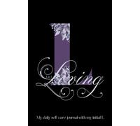 Letter L is for Loving, My daily self-care journal personalised with my initial L, aesthetic floral monogram design made for women , gratitude, mindfulness, self-care practice