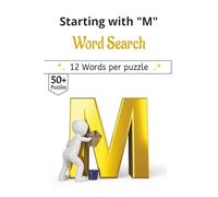 Letter M Word Search: 50+ Word Searches All Starting with the Letter M | Compact 6x9 Size