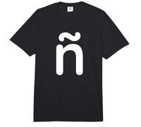 Letter N with Tilde (Virgulilla) Enye Spanish Alphabet Comfort Colors Adult Heavyweight T-Shirt
