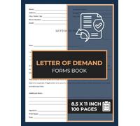 Letter of Demand Forms: for Overdue, Late Payment, Late Rent Notice, & Debt Settlement | 50 Forms - 100 Pages