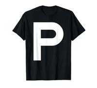 Letter P Group Matching Lazy Halloween Costume Camiseta