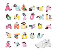 Letter Parches, Animal Alphabet Stickers, Funny Decorative Embroidered Appliques, Creative Iron-On Letters for Backpack, Jeans, Shirts, Jacket, Travel, and Classroom Accessories