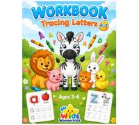 Letter Tracing Book for Kids Ages 3-6: Trace, Write & Color the Alphabet A-Z - Capital and Small Letters Handwriting Practice Workbook for Preschool, Pre-K & Kindergarten with Fun Animals