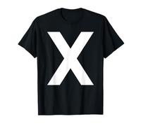 Letter X Group Matching Lazy Halloween Costume Camiseta
