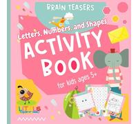 Letters and Numbers Activity Book for Kids Ages 5+ | Tracing, Coloring, and Early Learning Workbook for Kindergarten and Elementary Travel-size