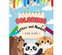 Letters and Numbers Coloring Book