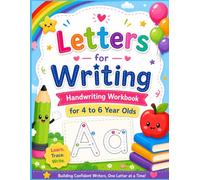 Letters for Writing: Handwriting Workbook for 4 to 6 Year Olds