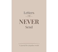 Letters I’ll Never Send: A Guided Lined Journal for Unsent Words, Emotional Release, and Healing