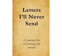 Letters I’ll Never Send (A journal for everything left unsaid): A lined notebook for the words you can’t say out loud