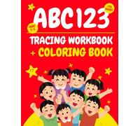 Letters & Numbers Tracing and Coloring for Kids Ages: Handwriting Practice Workbook for Kids, A Fun Guide to Letters, Numbers