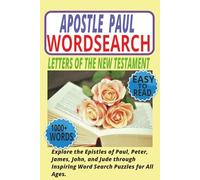 Letters of the New Testament Word Search Puzzle Book: Explore the Epistles of Paul, Peter, James, John, and Jude Through Inspiring and Faith-Building ... | A Perfect Christian gifts and church events