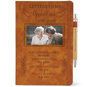 Letters To My Grandma In Heaven Journal - Cuaderno de 200 páginas A5 forrado con ventana en la cubierta, In Loving Memory of Grandma, Memorial Sympathy Condolence, regalos de duelo por pérdida de